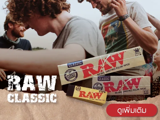 rawthailand-raw-classic - กระดาษโรล, กระดาษมวน, กระดาษพันลำ, กระดาษ ราคาถูก - rawthailand