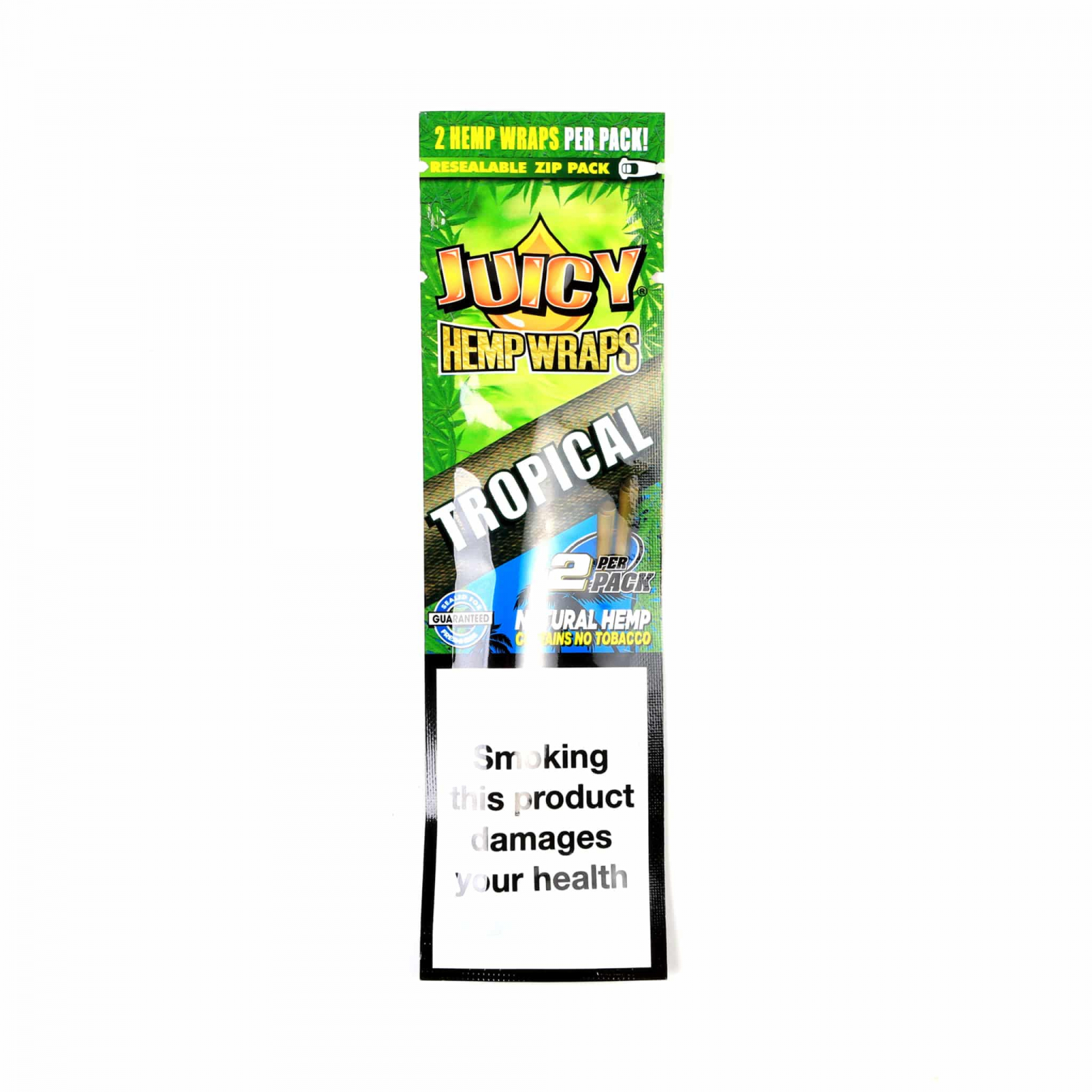 Juicy Hemp Wraps – Tropical / Tropical Passion 2 Per Pack - RAWThailand